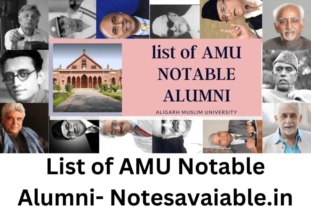 AMU Notable Alumni